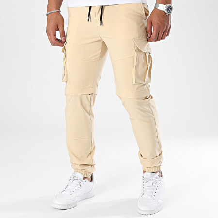 John H - Beige Cargo Broek