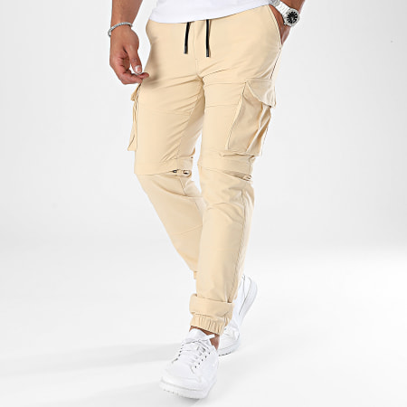 John H - Beige Cargo Broek