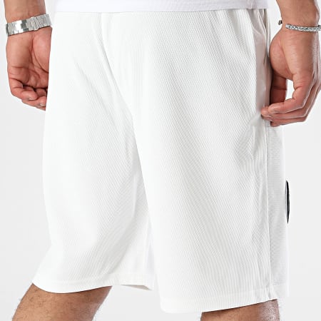 John H - Joggingbroek XQ3001 Wit gebloemd