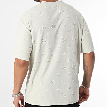 John H - Tee shirt Beige Floral