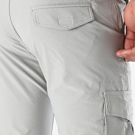 John H - Pantalones cargo gris claro