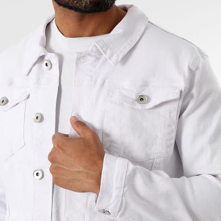 LBO - Veste Jean 0305 Denim Blanc
