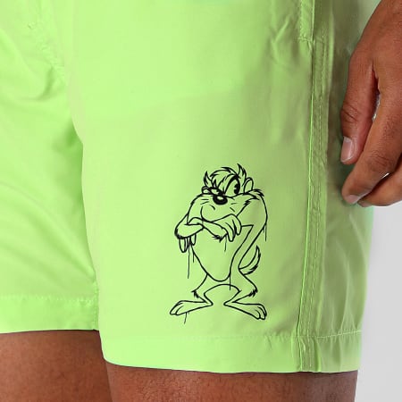 Looney Tunes - Boze Taz Zwemshort Fluogroen