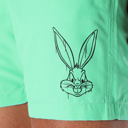 Looney Tunes - Bañador Angry Bugs Verde Pastel