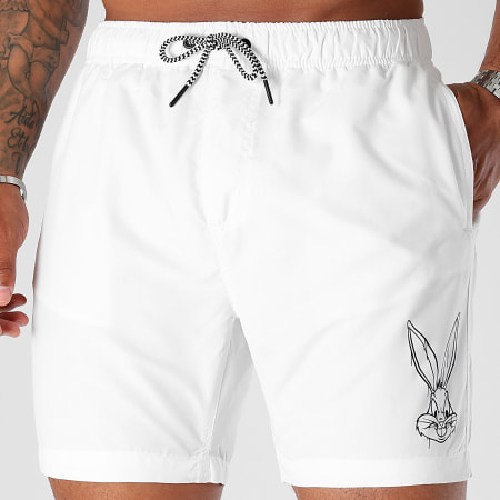 Looney Tunes - Short De Bain Angry Bugs Blanc