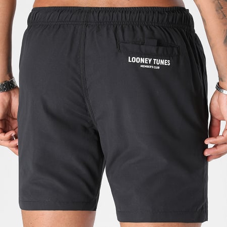 Looney Tunes - Pantaloncini da bagno Angry Taz Nero