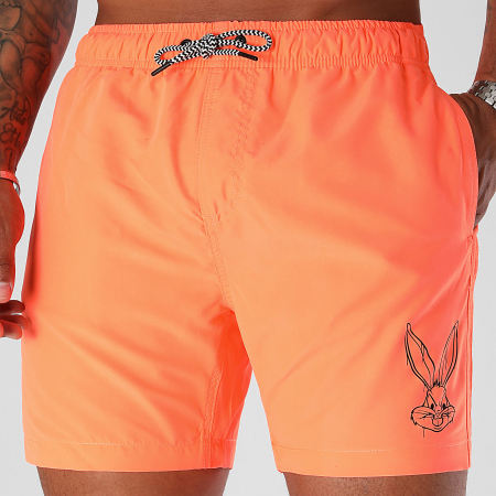 Looney Tunes - Bañador Angry Bugs Naranja Fluo