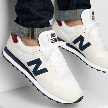 New Balance - GM500RTC Beige Bianco Navy Sneakers