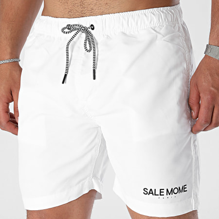 Sale Môme Paris - Shorts de baño Logo Pequeño Blanco