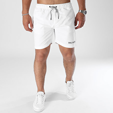 Sale Môme Paris - Short De Bain Small Logo Blanc