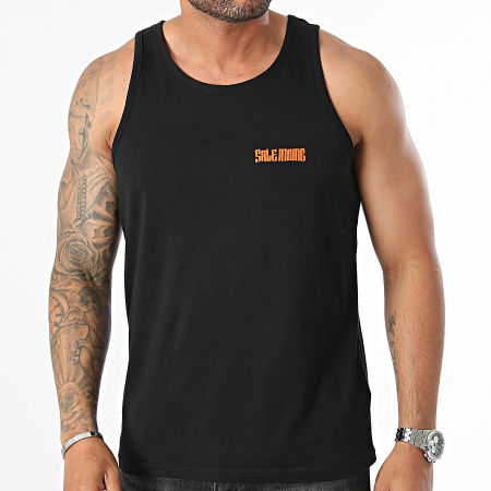 Sale Môme Paris - Camiseta de tirantes King Teddy Negro Naranja