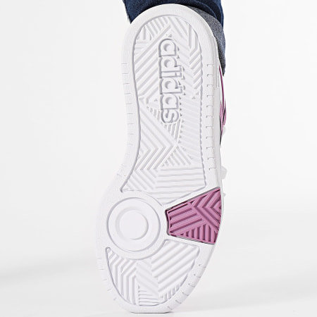 Adidas Sportswear - Baskets Femme Hoops 3.0 W IH0174 Footwear White Preloved Purple