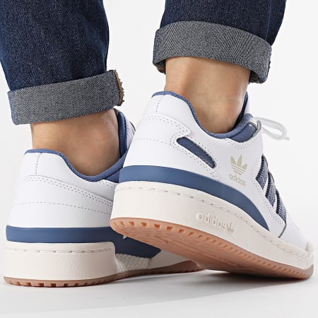 Adidas Originals - Forum Low CL J IH0224 Footwear White Crew Blue Cloud White Sneakers Donna