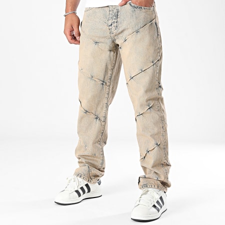 Classic Series - Normale jeans Beige blauw Denim