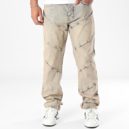 Classic Series - Normale jeans Beige blauw Denim