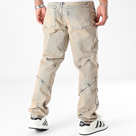 Classic Series - Normale jeans Beige blauw Denim