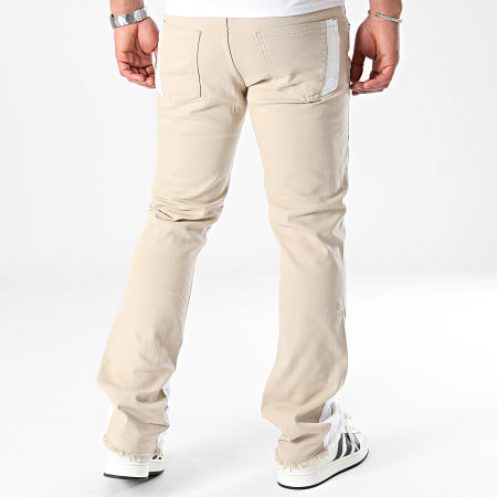 Classic Series - Donker Beige Flare Jeans