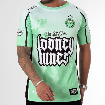 Looney Tunes - Maglia da collezione Taz verde chiaro