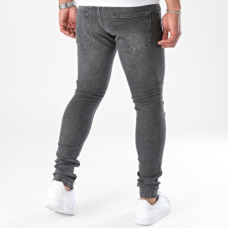 2Y Premium - Houtskool Grijze Skinny Jeans