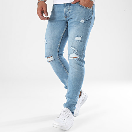 2Y Premium - Blauwe denim skinny jeans