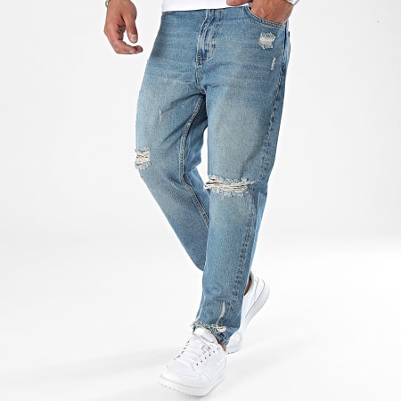 2Y Premium - Blauwe Denim Slim Jeans