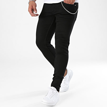 2Y Premium - Zwarte skinny jeans