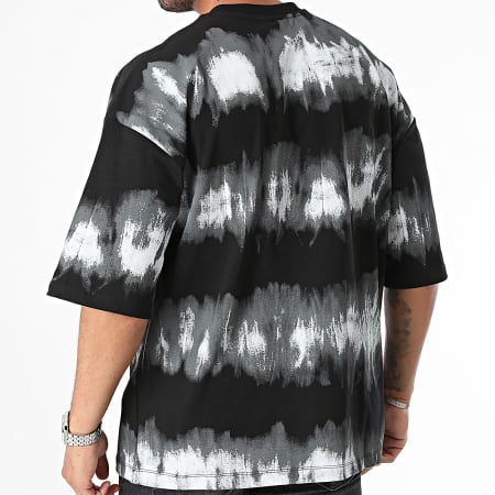 2Y Premium - Oversize Tee Shirt Negro Gris Blanco