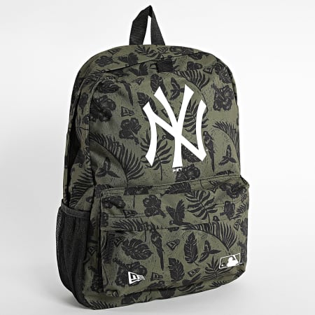 New Era - Zaino Stadium Borsa Neyyan NY Verde Khaki Nero Floreale