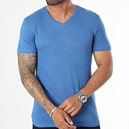 Paname Brothers - Camiseta azul real con cuello en V