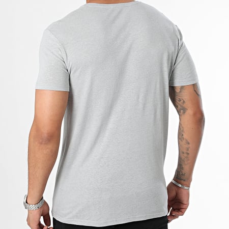 Paname Brothers - V-hals T-shirt Heather Grey