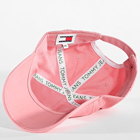 Tommy Jeans - Gorra de mujer Bandera alargada 5842 Rosa