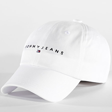 Tommy Jeans - Cap met 8 panelen en lineair logo 2894 Wit