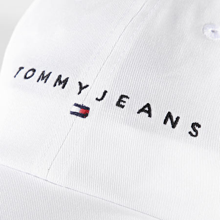 Tommy Jeans - Cap met 8 panelen en lineair logo 2894 Wit