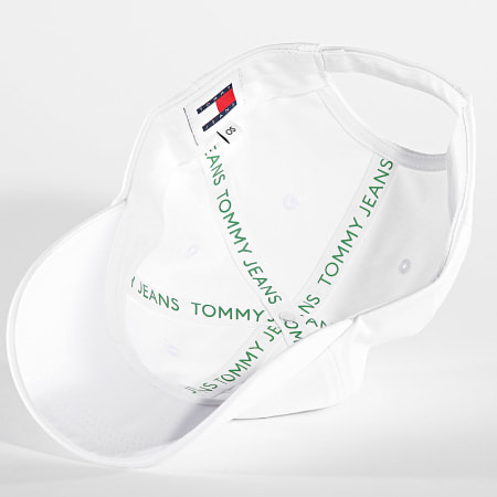 Tommy Jeans - Cap met 8 panelen en lineair logo 2894 Wit