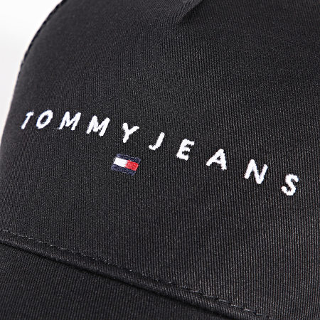 Tommy Jeans - Cappello trucker con logo lineare 2424 nero