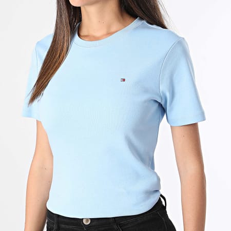 Tommy Hilfiger - Dames-T-shirt Cody 0587 Lichtblauw