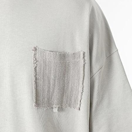 2Y Premium - Oversized Pocket Tee Grijs