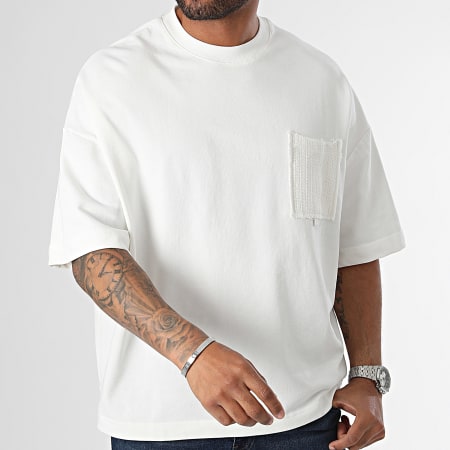 2Y Premium - Oversize Pocket Tee Shirt Blanco