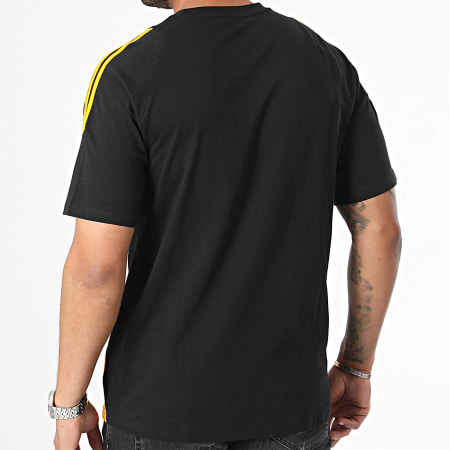 Adidas Performance - Camiseta a rayas JFF IS5662 Negro