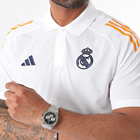 Adidas Sportswear - Polo Manches Courtes Real Madrid IT5112 Blanc