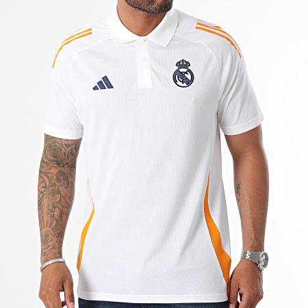 Adidas Sportswear - Polo Manches Courtes Real Madrid IT5112 Blanc