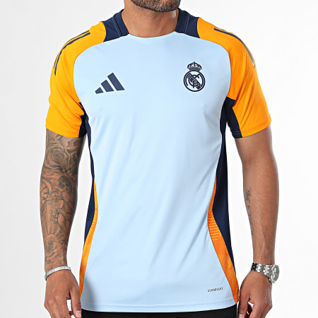 Maglia da calcio Real Madrid IT5125 Azzurro Arancione