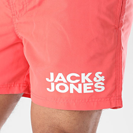 Jack And Jones - Pantaloncini da bagno in corallo di Bali