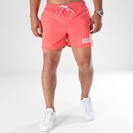 Jack And Jones - Pantaloncini da bagno in corallo di Bali