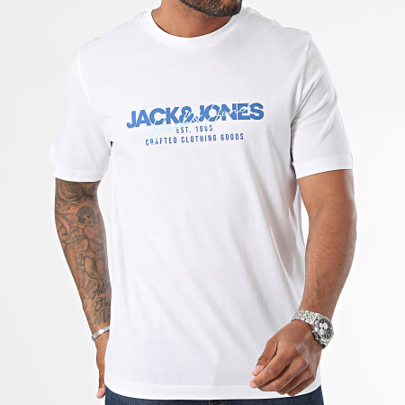 Jack And Jones - Tee Shirt Alvis Blanc