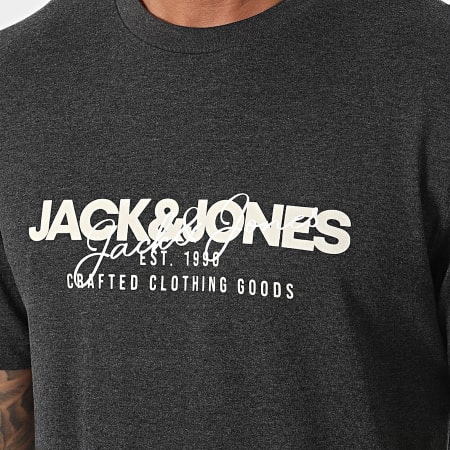 Jack And Jones - Camiseta Alvis Gris Carbón