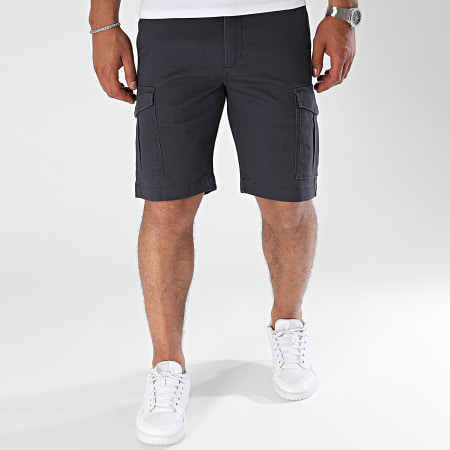 Jack And Jones - Pantalones cortos Jason Navy Cargo