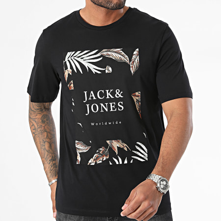 Jack And Jones - Camiseta Floor Negra