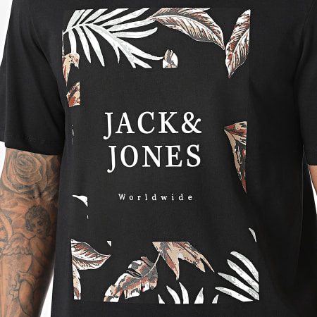 Jack And Jones - Camiseta Floor Negra