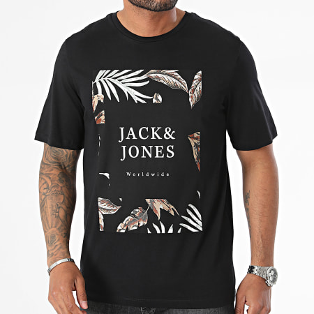 Jack And Jones - Tee Shirt Floor Noir